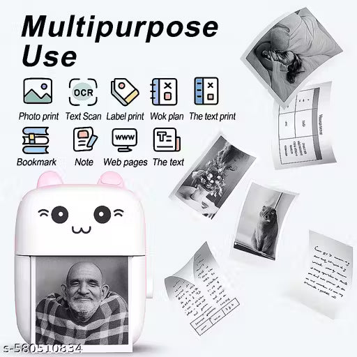 Portable Mini Printer Mini Poket Printe Receipt Printer