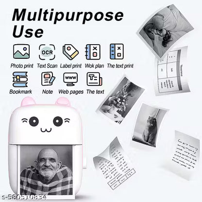 Portable Mini Printer Mini Poket Printe Receipt Printer